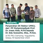 Selamat dan Sukes Dr.Edy Soesanto , S.Kp, M.Kes dilantik Menjadi Rektor UMKU