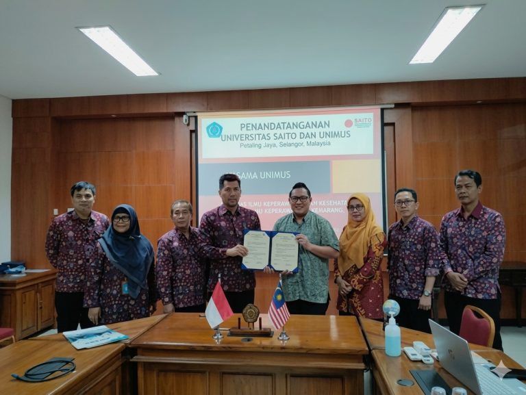 MoU Fikkes Unimus Bersama Universitas Saito Malaysia Kuatkan Tridharma Perguruan Tinggi