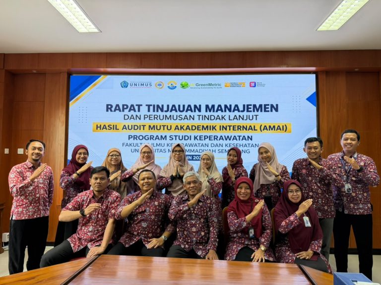 Perkuat Budaya Mutu, Jurusan Keperawatan FIKKES UNIMUS Gelar Rapat Tinjauan Manajemen